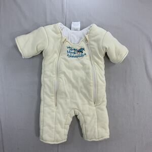 Baby Merlin's Magic Sleepsuit Light Yellow Unisex (3-6 Months) 12-18 Pounds